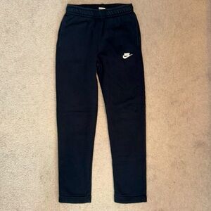 Nike Black Club Fleece pants men’s size XS 28W x 30 L